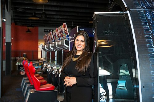 MIKAELA MACKENZIE / WINNIPEG FREE PRESS

Christina Kuypers, VP of operations and guest experience of The Rec Room and Playdium, poses for a portrait at The Rec Room in Winnipeg on Friday, Jan. 10, 2020. For Eva Wasney story.
Winnipeg Free Press 2019.