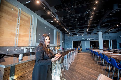 MIKAELA MACKENZIE / WINNIPEG FREE PRESS

Christina Kuypers, VP of operations and guest experience of The Rec Room and Playdium, gives a tour of the dining area at The Rec Room in Winnipeg on Friday, Jan. 10, 2020. For Eva Wasney story.
Winnipeg Free Press 2019.