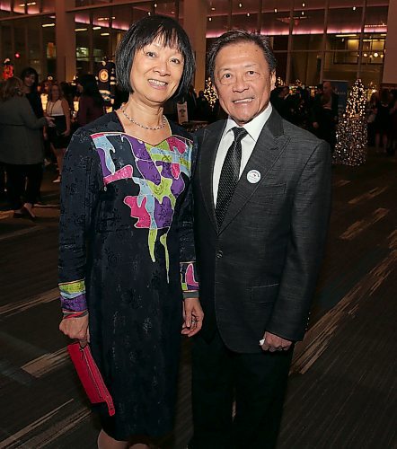 JASON HALSTEAD / WINNIPEG FREE PRESS
L-R: Irene Ling and Andy Ling (Canada One Travel) at the Misericordia Health Centre Foundation Gala on Nov. 14, 2019 at the RBC Convention Centre Winnipeg. Canada One Travel was a silver sponsor, in kind, for the event. (Social Page)
