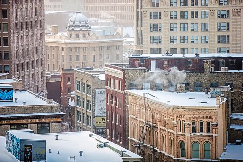 MIKAELA MACKENZIE / WINNIPEG FREE PRESS

The view of the Exchange District from the RRCs Culinary Research and Innovation Centre in Winnipeg on Tuesday, Jan. 14, 2020. For Martin Cash story.
Winnipeg Free Press 2019.