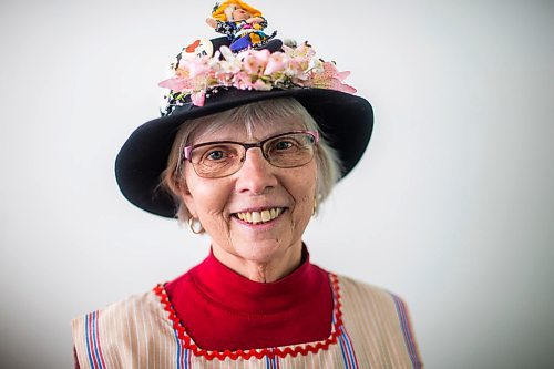 MIKAELA MACKENZIE / WINNIPEG FREE PRESS

Raging Grannies member Adina Lyon poses for a portrait before a meeting at the Old Grace Housing Co-op in Winnipeg on Monday, Jan. 13, 2020. For Brenda Suderman story.
Winnipeg Free Press 2019.