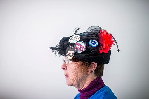 MIKAELA MACKENZIE / WINNIPEG FREE PRESS

Raging Grannies member Lois Masur poses for a portrait before a meeting at the Old Grace Housing Co-op in Winnipeg on Monday, Jan. 13, 2020. For Brenda Suderman story.
Winnipeg Free Press 2019.