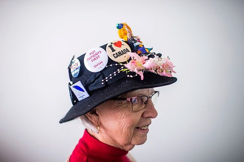 MIKAELA MACKENZIE / WINNIPEG FREE PRESS

Raging Grannies member Adina Lyon poses for a portrait before a meeting at the Old Grace Housing Co-op in Winnipeg on Monday, Jan. 13, 2020. For Brenda Suderman story.
Winnipeg Free Press 2019.