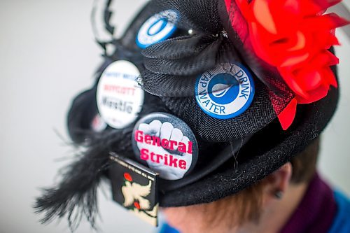 MIKAELA MACKENZIE / WINNIPEG FREE PRESS

Raging Grannies member Lois Masur poses for a portrait before a meeting at the Old Grace Housing Co-op in Winnipeg on Monday, Jan. 13, 2020. For Brenda Suderman story.
Winnipeg Free Press 2019.