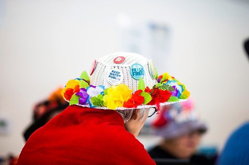 MIKAELA MACKENZIE / WINNIPEG FREE PRESS

Christa Froese at the Raging Grannies meeting at the Old Grace Housing Co-op in Winnipeg on Monday, Jan. 13, 2020. For Brenda Suderman story.
Winnipeg Free Press 2019.