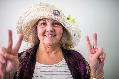 MIKAELA MACKENZIE / WINNIPEG FREE PRESS

Raging Grannies member Shirley Miles poses for a portrait before a meeting at the Old Grace Housing Co-op in Winnipeg on Monday, Jan. 13, 2020. For Brenda Suderman story.
Winnipeg Free Press 2019.