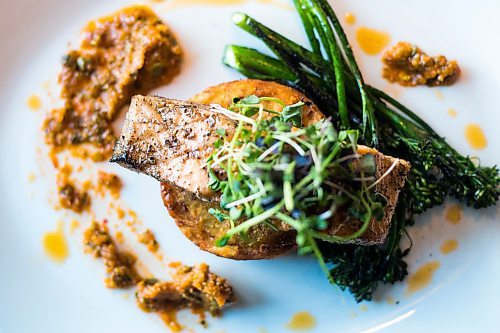 MIKAELA MACKENZIE / WINNIPEG FREE PRESS

The salmon rosti at The Wood Tavern in the Norwood Hotel in Winnipeg on Tuesday, Jan. 14, 2020. 
Winnipeg Free Press 2019.