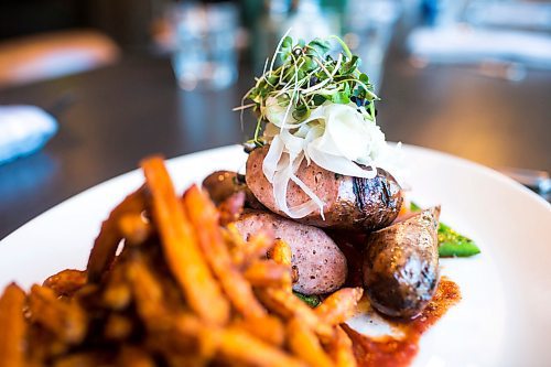 MIKAELA MACKENZIE / WINNIPEG FREE PRESS

The Andouille sausage at The Wood Tavern in the Norwood Hotel in Winnipeg on Tuesday, Jan. 14, 2020. 
Winnipeg Free Press 2019.