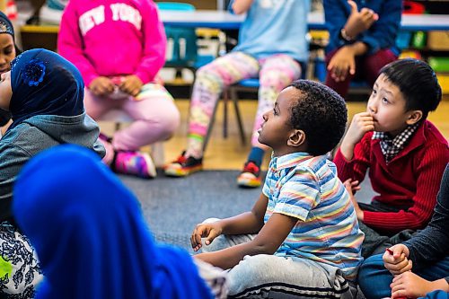 MIKAELA MACKENZIE / WINNIPEG FREE PRESS

Ahmed Marouf listens in a grade 2/3 math class at Victoria Albert School in Winnipeg on Wednesday, Jan. 15, 2020. For Sol Israel story.
Winnipeg Free Press 2019.