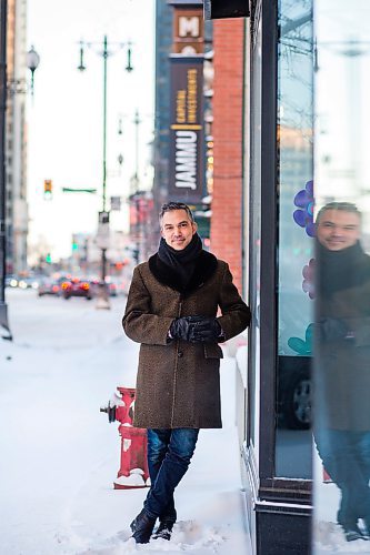 MIKAELA MACKENZIE / WINNIPEG FREE PRESS

David Pensato, executive director of the Exchange District BIZ, poses for a portrait outside of his offices at the Exchange District in Winnipeg on Wednesday, Jan. 15, 2020. For Jessica Botelho-Urbanski story.
Winnipeg Free Press 2019.