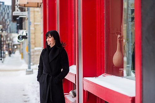 MIKAELA MACKENZIE / WINNIPEG FREE PRESS

Economic Development Winnipeg President and CEO, Dayna Spiring, poses for a portrait on King Street in Winnipeg on Friday, Jan. 17, 2020. For Jessica Botelho-Urbanski story.
Winnipeg Free Press 2019.