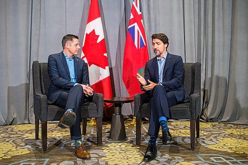 MIKAELA MACKENZIE / WINNIPEG FREE PRESS

Prime minister Justin Trudeau meets with Mayor Brian Bowman at the Fairmont Hotel in Winnipeg on Monday, Jan. 20, 2020. For Dan Lett story.
Winnipeg Free Press 2019.