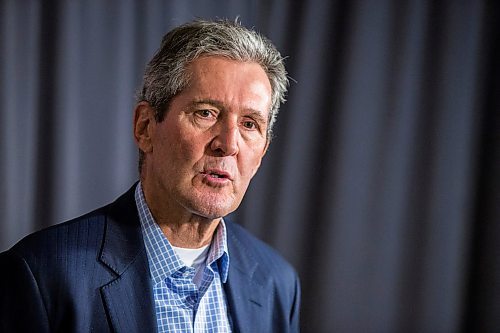 MIKAELA MACKENZIE / WINNIPEG FREE PRESS

Premier Brian Pallister speaks with the media after meeting with Prime minister Justin Trudeau at the Fairmont Hotel in Winnipeg on Monday, Jan. 20, 2020. For Dan Lett story.
Winnipeg Free Press 2019.