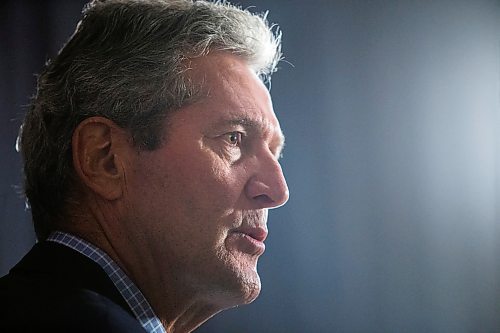 MIKAELA MACKENZIE / WINNIPEG FREE PRESS

Premier Brian Pallister speaks with the media after meeting with Prime minister Justin Trudeau at the Fairmont Hotel in Winnipeg on Monday, Jan. 20, 2020. For Dan Lett story.
Winnipeg Free Press 2019.