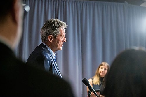 MIKAELA MACKENZIE / WINNIPEG FREE PRESS

Premier Brian Pallister speaks with the media after meeting with Prime minister Justin Trudeau at the Fairmont Hotel in Winnipeg on Monday, Jan. 20, 2020. For Dan Lett story.
Winnipeg Free Press 2019.