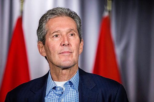 MIKAELA MACKENZIE / WINNIPEG FREE PRESS

Premier Brian Pallister speaks with the media after meeting with Prime minister Justin Trudeau at the Fairmont Hotel in Winnipeg on Monday, Jan. 20, 2020. For Dan Lett story.
Winnipeg Free Press 2019.