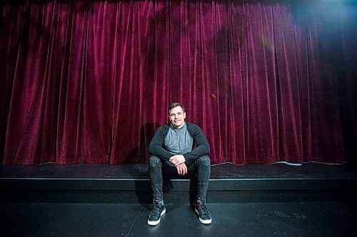 MIKAELA MACKENZIE / WINNIPEG FREE PRESS

Michael Torontow, who performs the play Every Brilliant Thing, poses for a portrait in the Tom Hendry Warehouse Theatre in Winnipeg on Monday, Jan. 20, 2020. For Randall King story.
Winnipeg Free Press 2019.