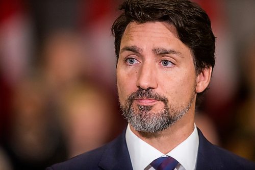 MIKAELA MACKENZIE / WINNIPEG FREE PRESS

Prime Minister Justin Trudeau speaks to the media at the Fairmont Hotel in Winnipeg on Tuesday, Jan. 21, 2020. For Dan Left/Larry Kusch story.
Winnipeg Free Press 2019.