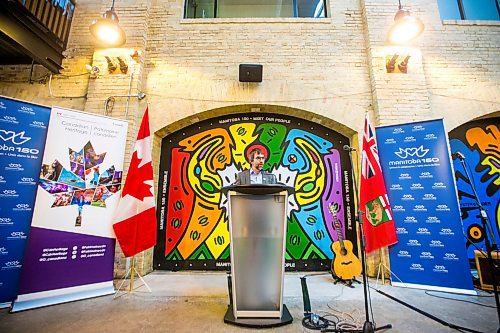 MIKAELA MACKENZIE / WINNIPEG FREE PRESS

Steven Guilbeault, minister of Canadian heritage, announces support for the Manitoba 150 Host Committee at The Forks in Winnipeg on Tuesday, Jan. 21, 2020. For Kevin Rollason story.
Winnipeg Free Press 2019.