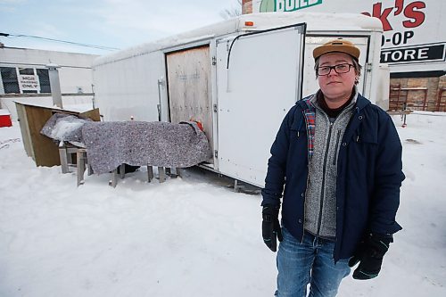 JOHN WOODS / WINNIPEG FREE PRESS
Jill Hisco, who runs the pest control team at Purpose Integrated Pest Management, a division of Purpose Construction, is photographed with the heating trailer that they use to treat bed bug infested items outside their office in Winnipeg Tuesday, January 21, 2020. Due to the reduction of provincial funding Hiscos company has been treating less bed bug cases.

Reporter: Maggie