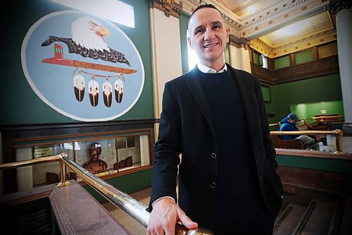 JOHN WOODS / WINNIPEG FREE PRESS

Kevin Chief, former educator, politician and VP of the Business Council of Manitoba, and supporter of the Indigenous community, is photographed at the Neeginan Centre in Winnipeg Tuesday, January 21, 2020. Chief has joined BMO Financial Groups new national Indigenous Advisory Council advising on Indigenous issues in the wake of an Indigenous man and his 12-year-old granddaughter getting handcuffed while trying to open a bank account in Vancouver.

Reporter: Cash
