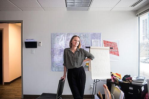 MIKAELA MACKENZIE / WINNIPEG FREE PRESS

Codi Guenther, executive director of New Journey Housing, poses for a portrait in her office in Winnipeg on Wednesday, Jan. 22, 2020. For Maggie Macintosh story.
Winnipeg Free Press 2019.