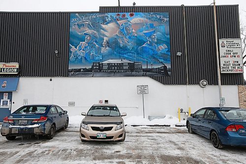 JOHN WOODS / WINNIPEG FREE PRESS
A mural on the side of the side of Transcona Legion in Winnipeg photographed Wednesday, January 22, 2020. 

Reporter: Koncan