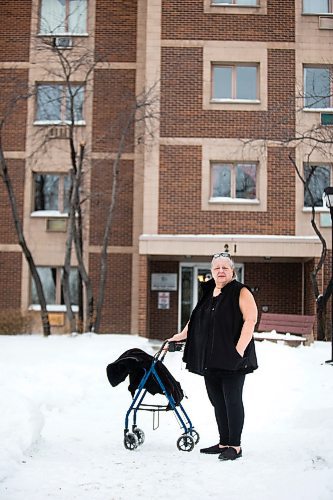 MIKAELA MACKENZIE / WINNIPEG FREE PRESS

Elizabeth Warbansky, who has bed bugs, poses for a portrait in front of her apartment building in Winnipeg on Thursday, Jan. 23, 2020. For Maggie Macintosh story.
Winnipeg Free Press 2019.