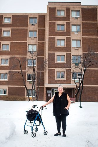 MIKAELA MACKENZIE / WINNIPEG FREE PRESS

Elizabeth Warbansky, who has bed bugs, poses for a portrait in front of her apartment building in Winnipeg on Thursday, Jan. 23, 2020. For Maggie Macintosh story.
Winnipeg Free Press 2019.