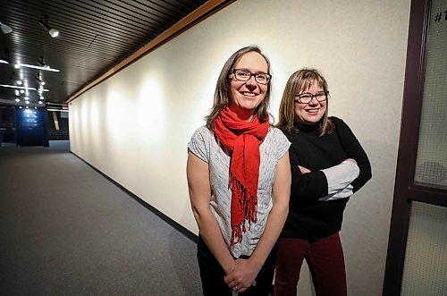 RUTH BONNEVILLE  /  WINNIPEG FREE PRESS 

Local -  Archivists Kathleen Epp (black sweater) and Lisa Friesen

 

Photo of the pair in the hallway with nothing on the walls .. the walls is where an exhibit commemorating Manitobas 150th anniversary of entering Confederation will be placed and added to through the year as Manitobans say what they want to see there.


Plus photo of them looking through other items they have at the archives like the first photos taken in Western Canada.   

Kevin Rollason  | Reporter


Jan 24th,  2020