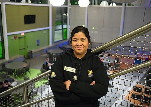 Mike Sudoma / Winnipeg Free Press
Founder of the 204 Neighbourhood Watch, Leila Castro at Maples Collegiate Friday evening.
January 24, 2020