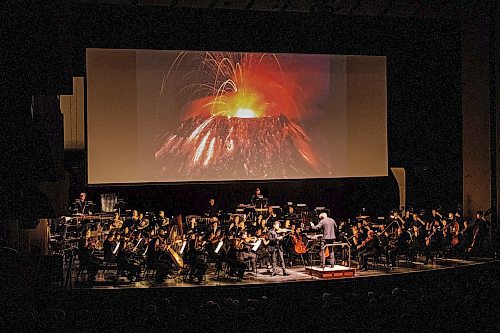 Mike Sudoma / Winnipeg Free Press
Soloist, Alexandre De Costa, performs Volcano, the first of three parts of Micheal Daughertys 3 part composition, Fire and Blood with the Winnipeg Symphony Orchestra Saturday night at Centennial Concert Hall as part of the Winnipeg New Music Festival.
January 25, 2020