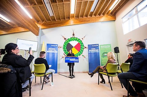 MIKAELA MACKENZIE / WINNIPEG FREE PRESS

Families minister Heather Stefanson announces housing for women and children affected by family violence at Wahbung Abinoonjiiag Inc in Winnipeg on Monday, Jan. 27, 2020. For Carol Sanders story.
Winnipeg Free Press 2019.