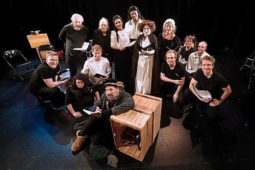 JOHN WOODS / WINNIPEG FREE PRESS
The cast of Elizabeth Rex are photographed in the Rachel Brown Theatre in Winnipeg Monday, January 27, 2020. 

Reporter: Koncan