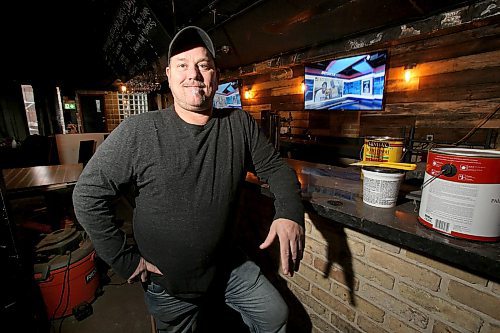 SHANNON VANRAES / WINNIPEG FREE PRESS
Derek Collins is renovating the Osborne Village music venue previously know as the Cavern. The Winnipeg entrepreneur hopes to re-open the space as The Underground in late February. He posed for a photo at the venue on Wednesday, January 29, 2020.