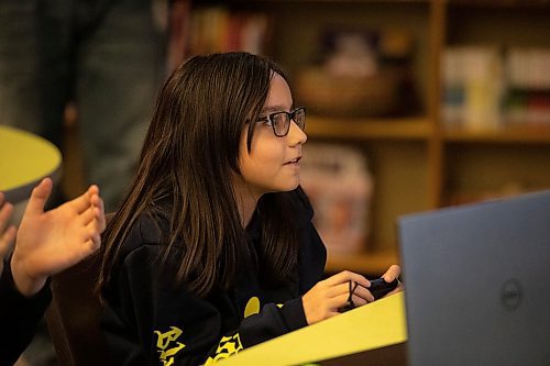 Mike Sudoma / Winnipeg Free Press
Archwood Student, Rosie Morrisseau, competes against an opposing student in Albuquerque New Mexico as the two schools play Super Smash Bros Ultimate against each other for the first time Wednesday afternoon
January 29, 2020