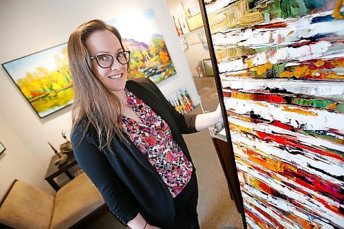 JOHN WOODS / WINNIPEG FREE PRESS
Jennifer DeLury, director of the Woodlands Gallery, is photographed in the gallery in Winnipeg Thursday, January 30, 2020. Art can be used as an investment.

Reporter: Schlesinger