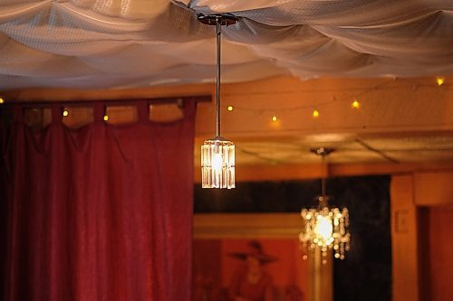 Mike Sudoma / Winnipeg Free Press
String lights, warm lanterns and chandeliers really lend themselves to the romantic atmosphere of Beaujenas French Table in St Boniface.
January 30, 2020