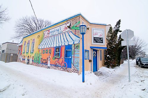 Mike Sudoma / Winnipeg Free Press
Beaujenas French Tables exterior is full of colour with an eye catching mural depicting the St Boniface restaurant.
January 30, 2020