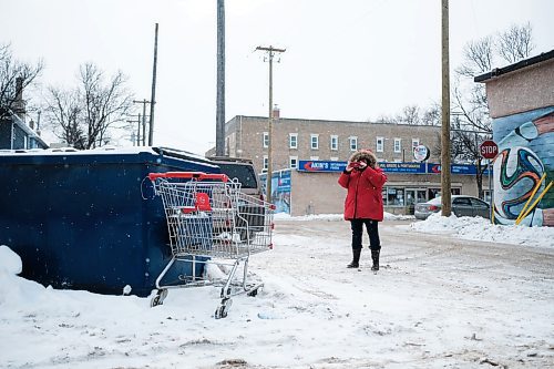 Mike Sudoma / Winnipeg Free Press
The founder and photographer of the growing Instagram account @shoppingcartsofwinnipeg, finds an interesting composition on McMicken Avenue Wednesday afternoon
January 29, 2020