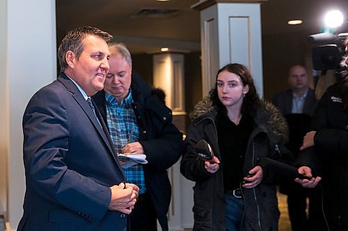 MIKAELA MACKENZIE / WINNIPEG FREE PRESS

Justice minister Cliff Cullen speaks about retail crime at The Met in Winnipeg on Friday, Jan. 31, 2020. For Kevin Rollason story.
Winnipeg Free Press 2019.