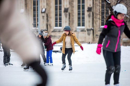 MIKAELA MACKENZIE / WINNIPEG FREE PRESS

Nicole Lee gets going at a newcomer skating class, hosted by the West End BIZ, in Central Park in Winnipeg on Friday, Jan. 31, 2020. Originally from South Korea, she's been in Canada for one year. Standup.
Winnipeg Free Press 2019.