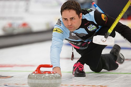 MIKE DEAL / WINNIPEG FREE PRESS
Skip Kelly Marnoch during his teams match against Team Lukowich at Eric Coy Arena Wednesday afternoon on day one of the 2020 Viterra Curling Championship.
200205 - Wednesday, February 05, 2020.