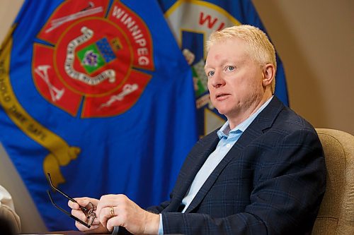 MIKE DEAL / WINNIPEG FREE PRESS
Dr. Rob Grierson, WFPS Medical Director, during an interview at the Winnipeg Fire Paramedic Service Offices at 185 King Street.
200205 - Wednesday, February 05, 2020.