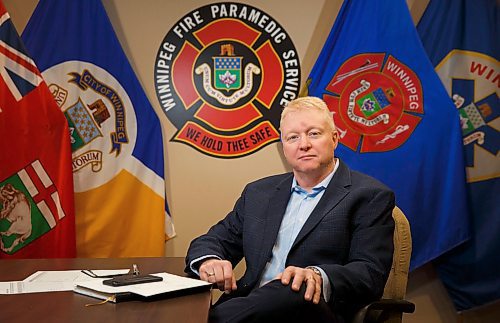 MIKE DEAL / WINNIPEG FREE PRESS
Dr. Rob Grierson, WFPS Medical Director, during an interview at the Winnipeg Fire Paramedic Service Offices at 185 King Street.
200205 - Wednesday, February 05, 2020.