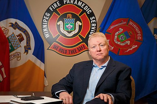 MIKE DEAL / WINNIPEG FREE PRESS
Dr. Rob Grierson, WFPS Medical Director, during an interview at the Winnipeg Fire Paramedic Service Offices at 185 King Street.
200205 - Wednesday, February 05, 2020.