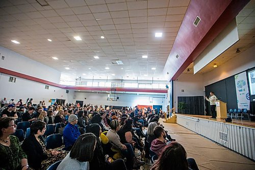 MIKAELA MACKENZIE / WINNIPEG FREE PRESS

Former NHL forward Jordin Tootoo speaks at Red River College in Winnipeg on Wednesday, Feb. 5, 2020. For Sol Israel story.
Winnipeg Free Press 2019.