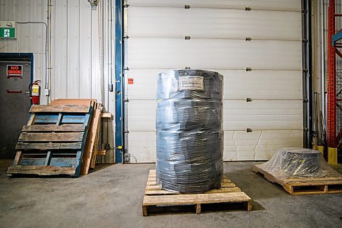 Mike Sudoma / Winnipeg Free Press
A set of tires ready for shipping inside the Evolution Tire shop Thursday afternoon
February 5, 2020