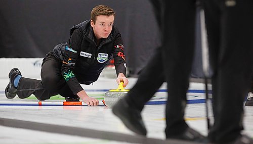 MIKE DEAL / WINNIPEG FREE PRESS
Skip JT Ryan during his teams match against Team Wiebe at Eric Coy Arena Thursday afternoon on day two of the 2020 Viterra Curling Championship.
200206 - Thursday, February 06, 2020.