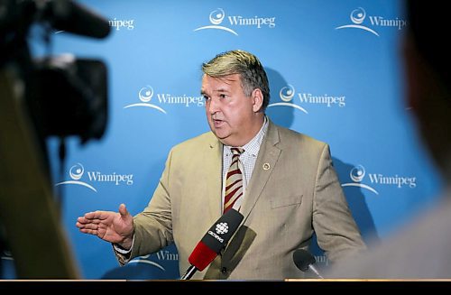 RUTH BONNEVILLE  /  WINNIPEG FREE PRESS 

Local. - transit presser at 1199 Pacific Ave.

Alex Regiec, transportation master plan lead  talks to the media at press conference at City of Winnipeg building at 1199 Pacific Ave. on Friday.  

See Joyanne.Pursaga's story. 

Feb 6th, 2020
